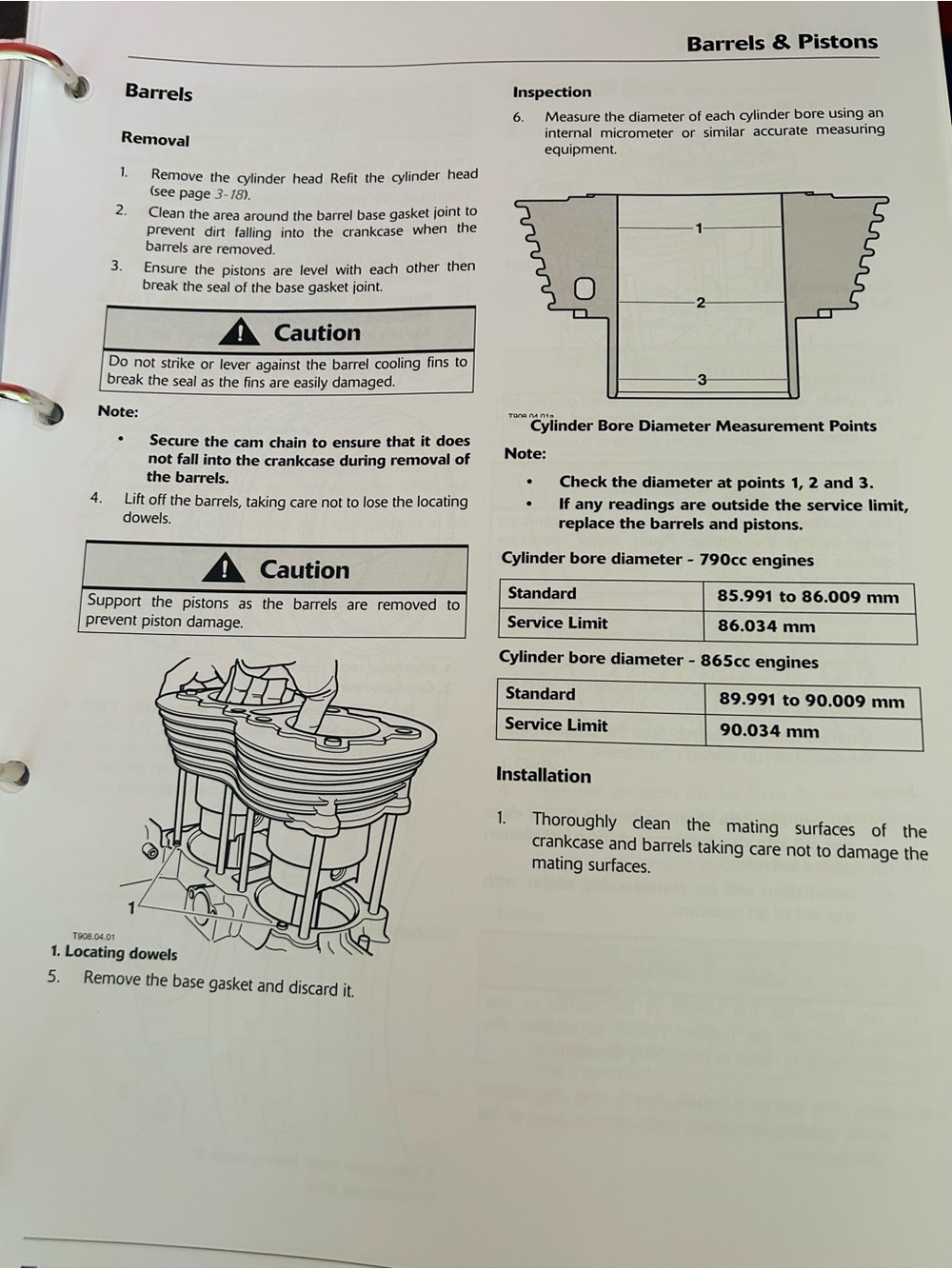 Triumph Motorcycle Service Manual - Picture 6 of 9